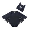 European & American Baby Bat Hooded Romper Set: Boys & Girls Onesie Jumpsuit (2-Piece).
