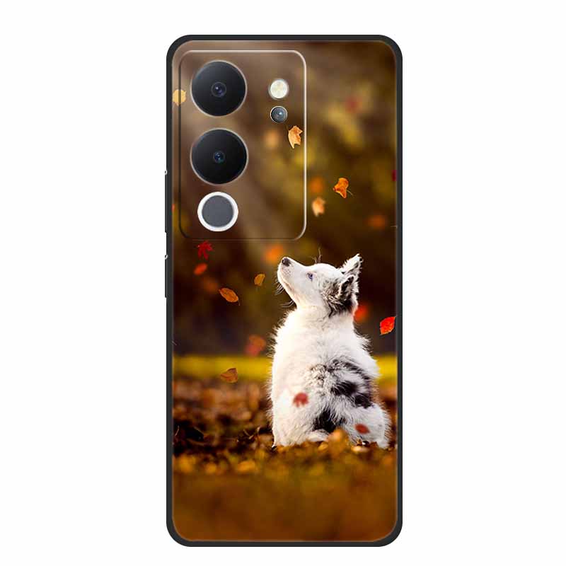 Phone Case For Vivo V30 Lite 5G Back Cover Case Shockproof Black Silicone Soft Funda For Vivo V30 Lite Case V 30 Lite Coque Capa