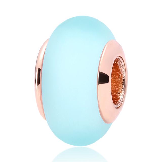 Подвеска из стерлингового серебра 925 пробы, романтическая розовая любовь, фиолетовый камень, подходящий для модного браслета для женщин, изготовление ювелирных изделий своими руками