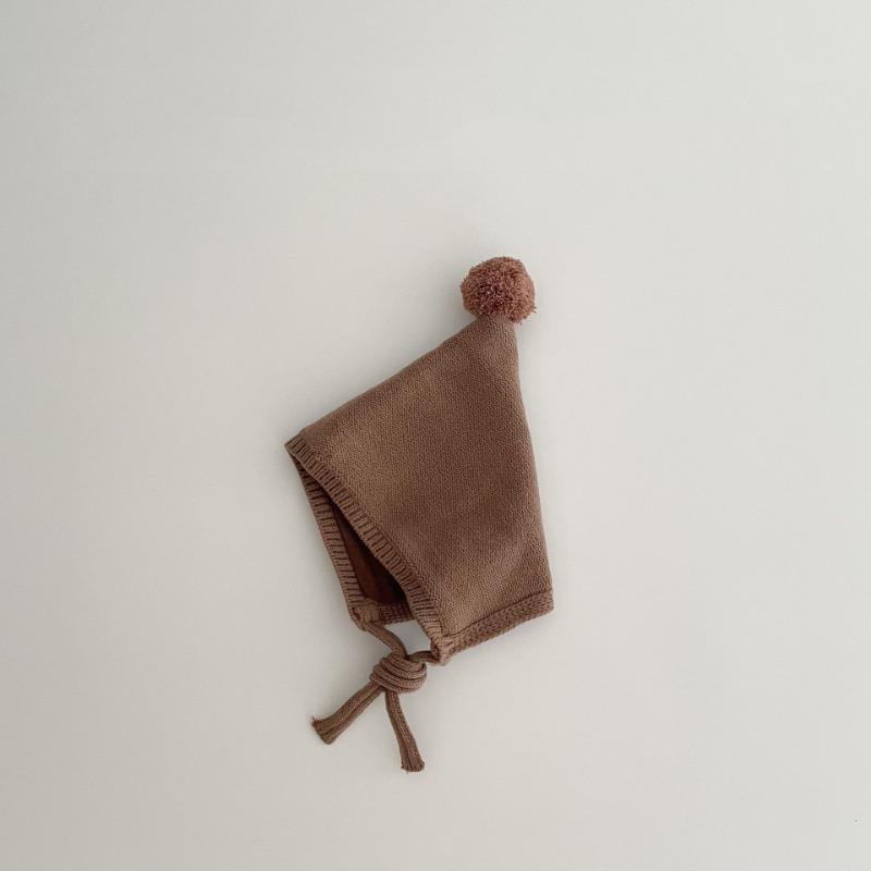 Winter Boys and Girls Cute Ball Knitted Ear Hat Infant Christmas Red Elf Wool Hat