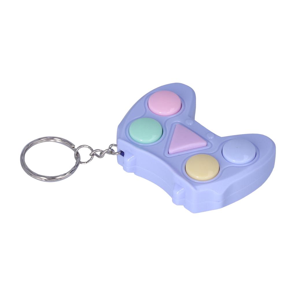 Mini Game Machine Keychain Portable Game Console Stress Relief Keychain for Kids Children