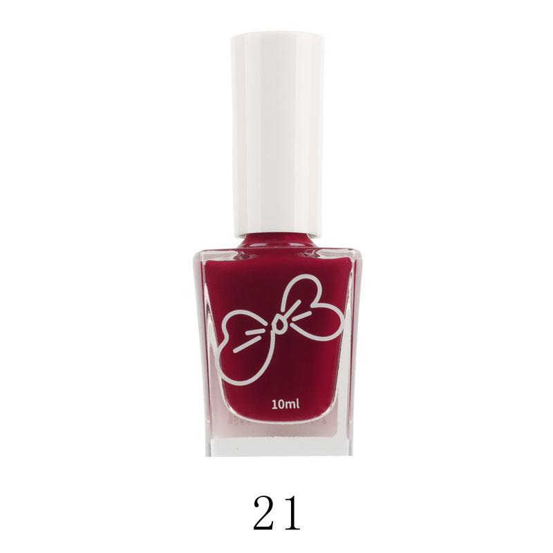 Oil-based Nail Polish No Bake Fast Drying Non-peelable Non-slip Safe Odorless Nude Color Nail Salon Nail Polish