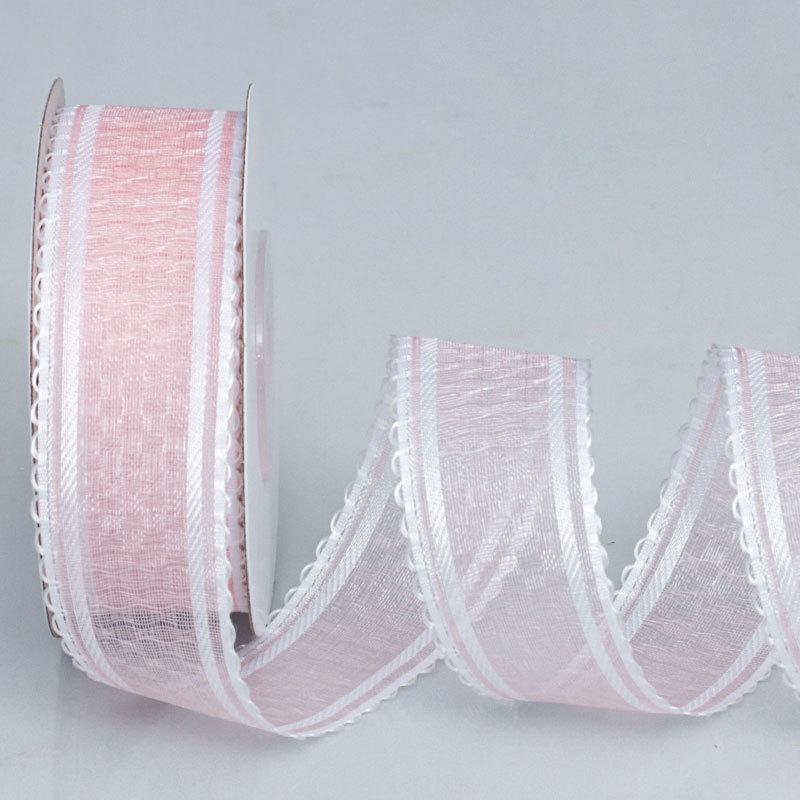 2,5 см прозрачный бутон кружева снежная марля тесьма ручной работы бант для волос головной убор аксессуары цветы упаковка декоративная лента поделки изготовление лент