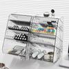 Oblique Insertion Pen Holder Multifunctional Plastic Desktop Storage Box Transparent Stationery Organizer School Office