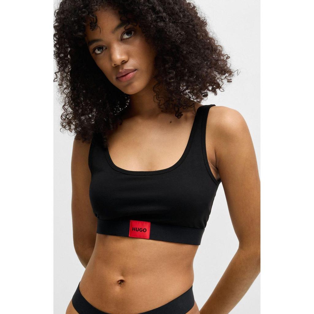 Hugo Womens/Ladies Red Label Logo Bralette