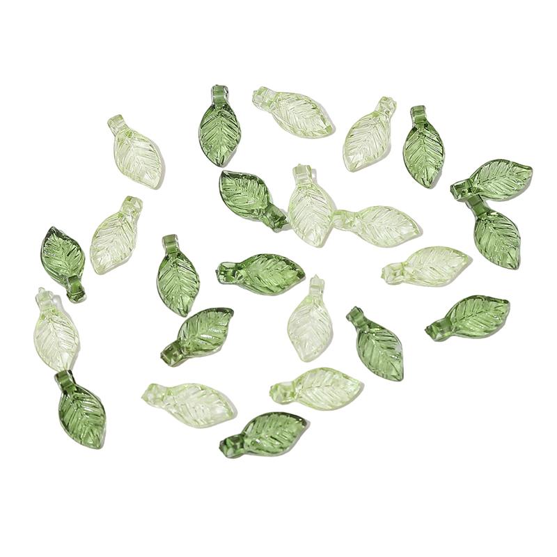 Акриловый мини-лист кулон-ключ-браслет из бисера ручной работы DIY ювелирный материал подвесные ювелирные аксессуары