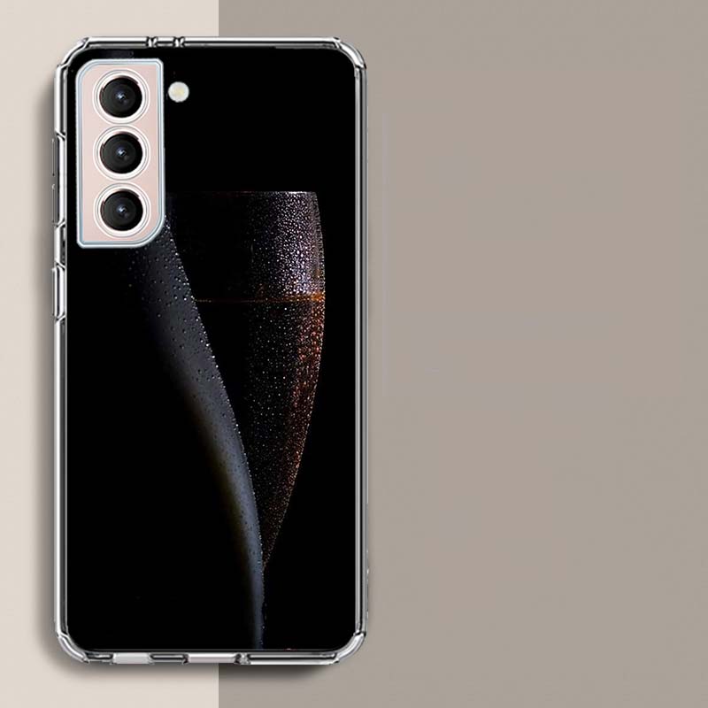 Откройте шампанское, чтобы отпраздновать Чехол для телефона For Samsung Galaxy S25 Edge S24 S23 FE S21 S20 S10 Plus S22 S26 Ultra Чехол Прозрачные Чехлы T