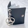 Portable Mini Photo Album with Keychain Pocket DIY Creative Key Ring for Women Men Card Holder Purse Bag Decor