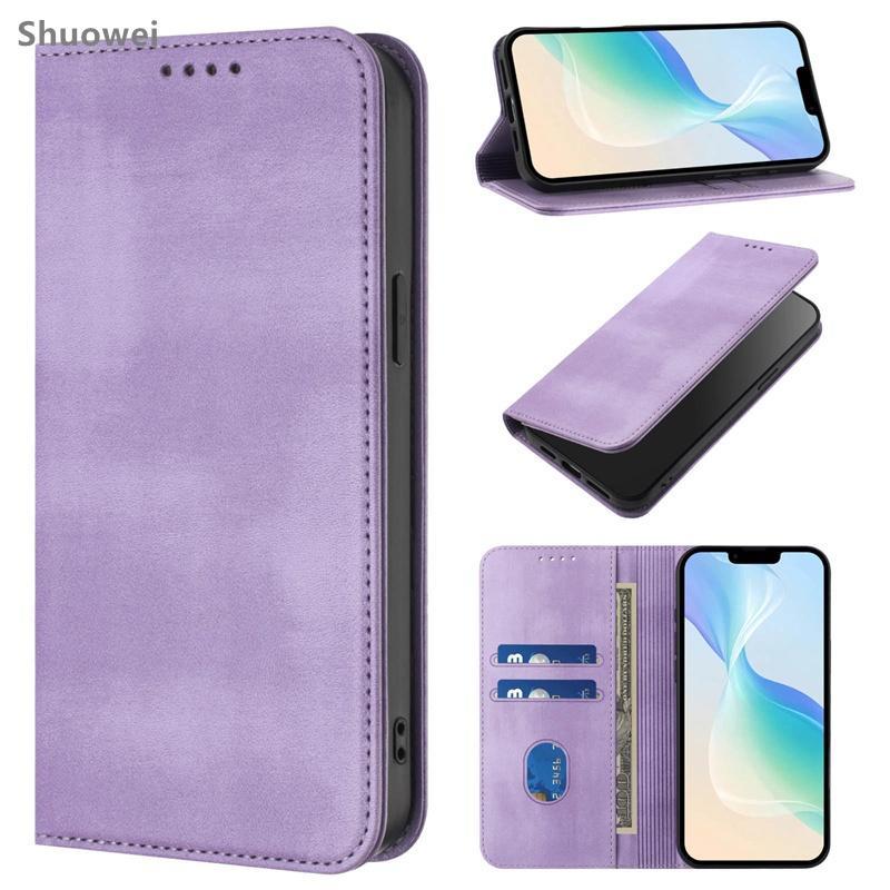Casing For Infinix Hot 8 9 10 10i 10S 10T 40 Lite 11 Play Pro 4G Slim Wallet Leather Card Slot Flip Cover Case