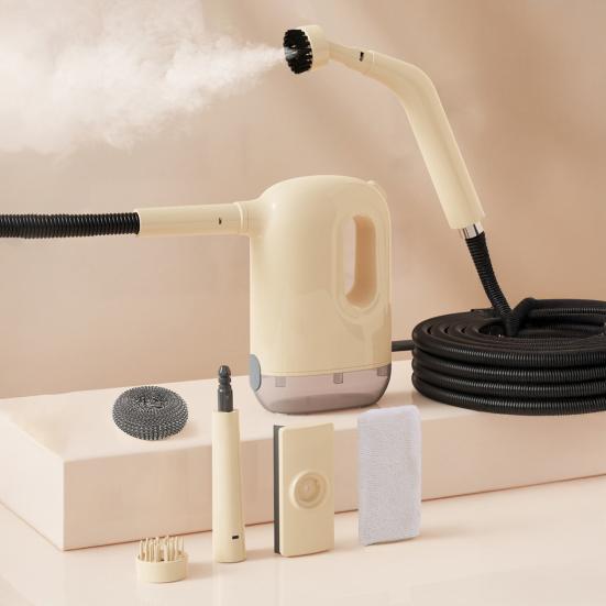 Steam Cleaner 1200W High Power 3.0BAR Pressure Ergonomic Design Ergonomic Handle Steam Cleaning Machine