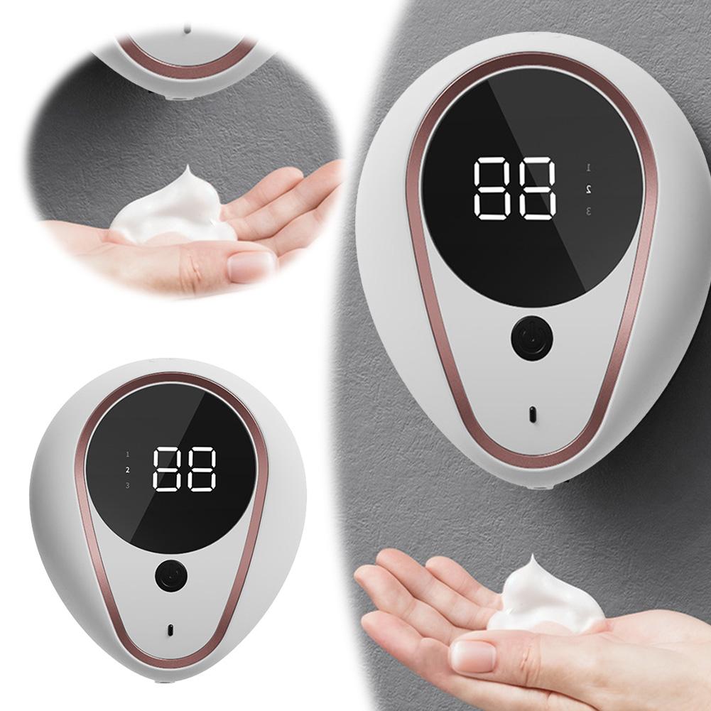 Foam Soap Dispenser Infrared Sensor Small Touchless Soap Dispenser IPX5 Waterproof Washing Hand Machine for Bathroom Kitchen