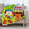 JoJo's Circus Theme Printed Blanket - Perfect for Couch, Bed, Travel & Outdoor Use | Machine Washable, Cozy & Durable.