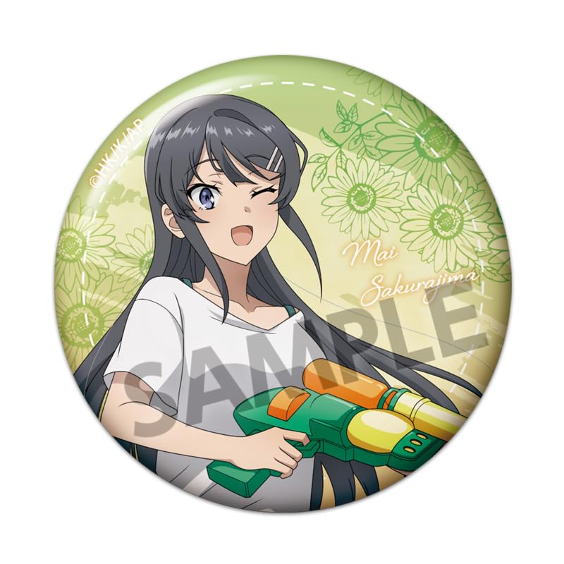Rascal Does Not Dream of Bunny Girl Senpai Series Original Trading Mai Summer Vacation Badges Per Badges Sakurajima's Ver. (10 Box)