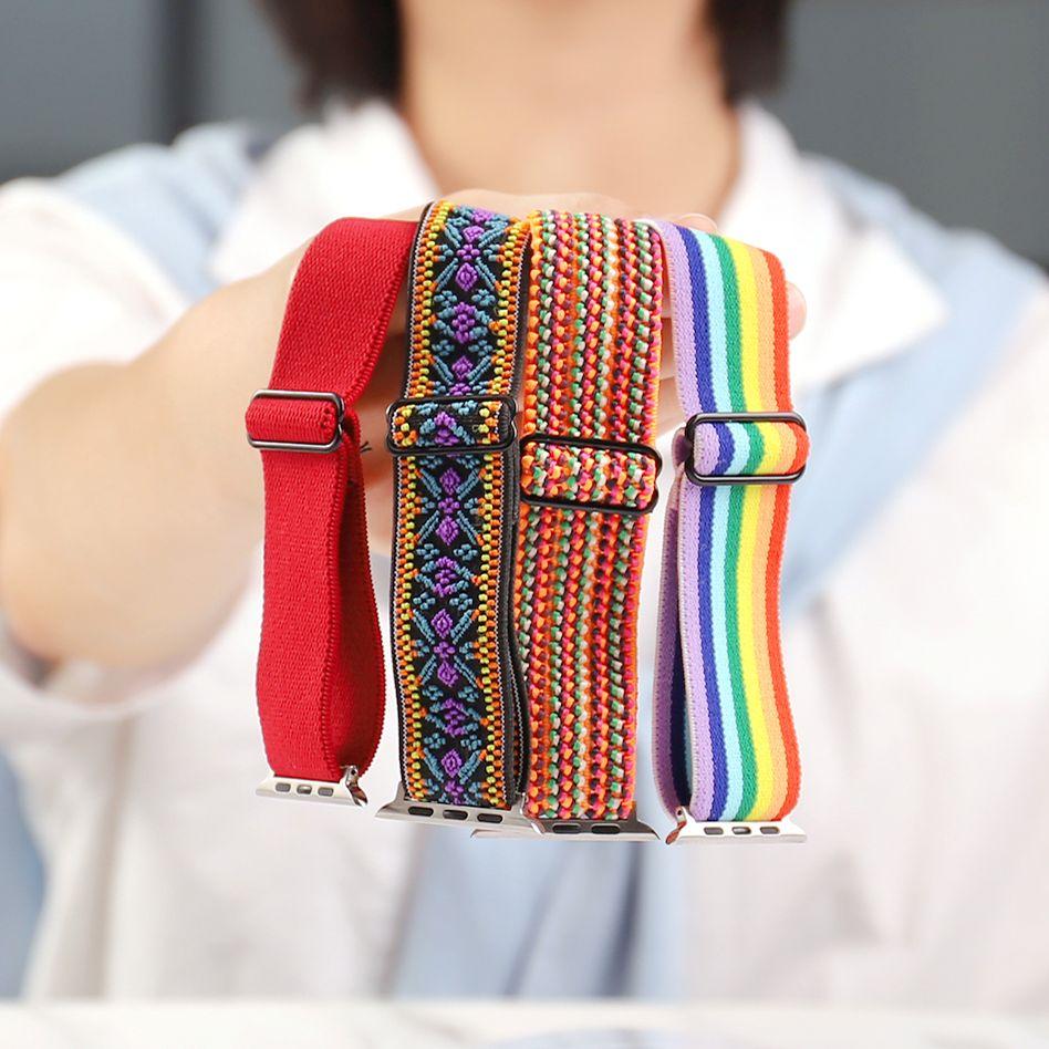 Плетеная петля Solo для Apple Watch Band 44 мм, 40 мм, 45 мм, 41 мм, 49 мм, 42 мм, 38 мм, эластичный браслет IWatch Series 7, 3 SE, 6, 8, ультра-ремешок для ремешка для наручных часов