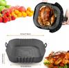 Silicone insert for AIR fryer, reusable baking form XL