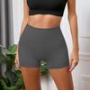 Women's Casual Peach Butt Yoga Shorts High Waist Sports Fitness Nude High Bounce Running Quick Dry Three-quarter Pants