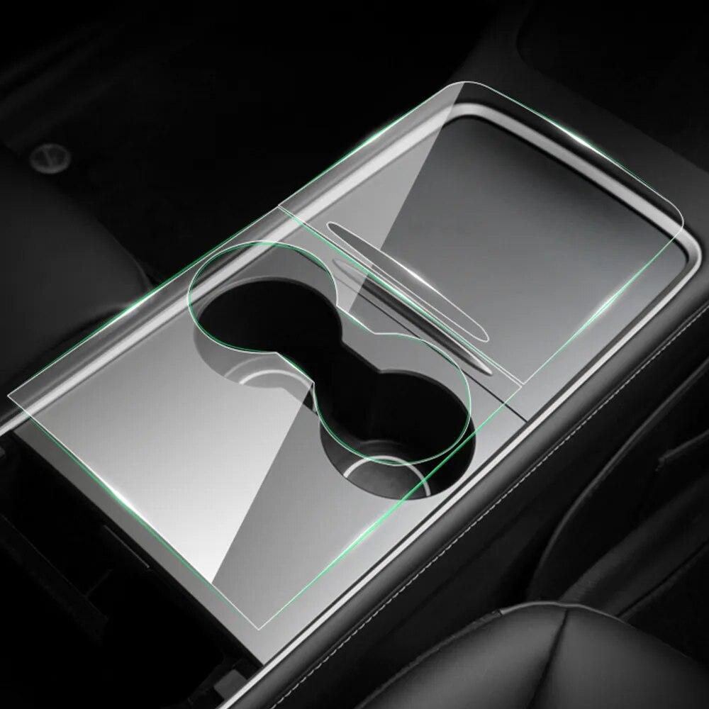 Защитная пленка против царапин с центральным управлением для Tesla Model 3/Y-2023, наклейка на панель центральной консоли, пленка из ТПУ, автомобильные аксессуары