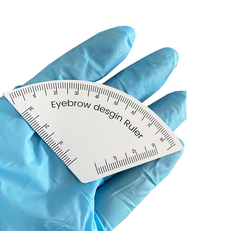 Быстрый рисунок Дизайн бровей Линейка Микроблейдинг Инструмент для разметки Формирование Перманентный макияж Руководство для рисования Линейка Тату принадлежности Многоразовое использование