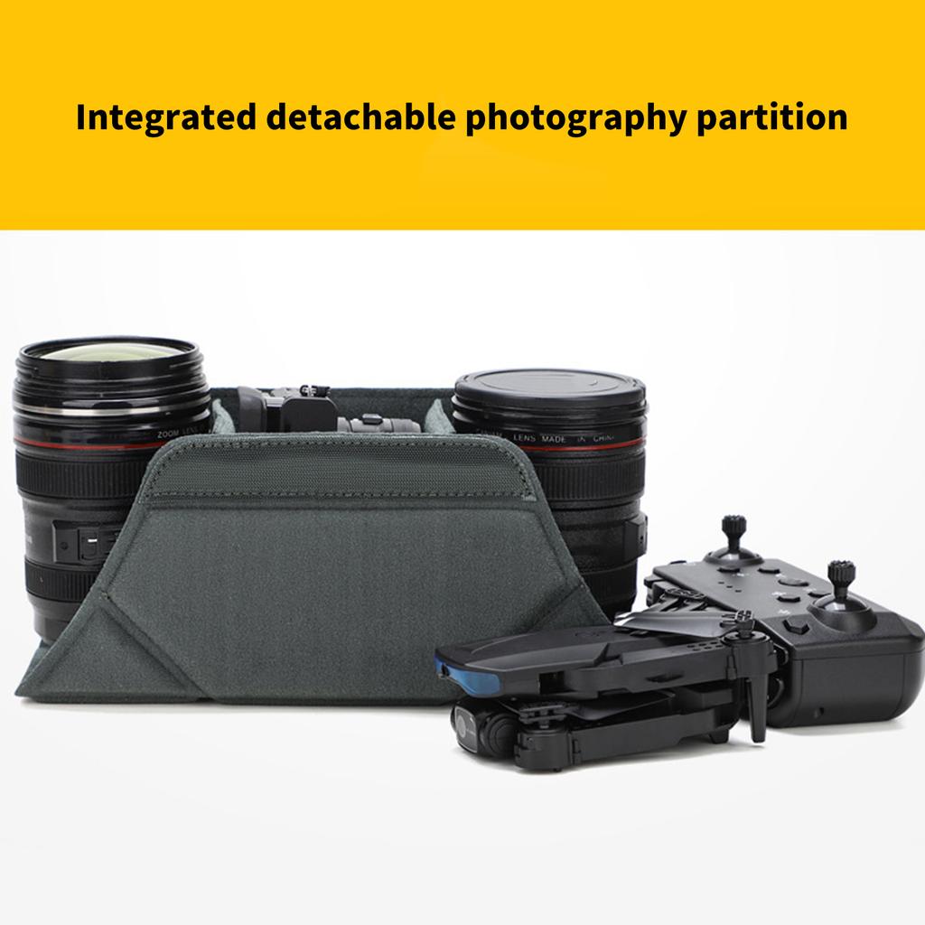 Регулируемый внутренний органайзер-куб для камеры Мягкая подкладка Складная конструкция Противоударная защита для зеркальной аппаратуры