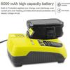 Applies to 2024 18V 6.0Ah P108 Battery Replacement for Ryobi 18 Volt Battery Lithium P102 P103 P104 P105 P107 P109 P122,Battery for Ryobi ONE+ Cordles