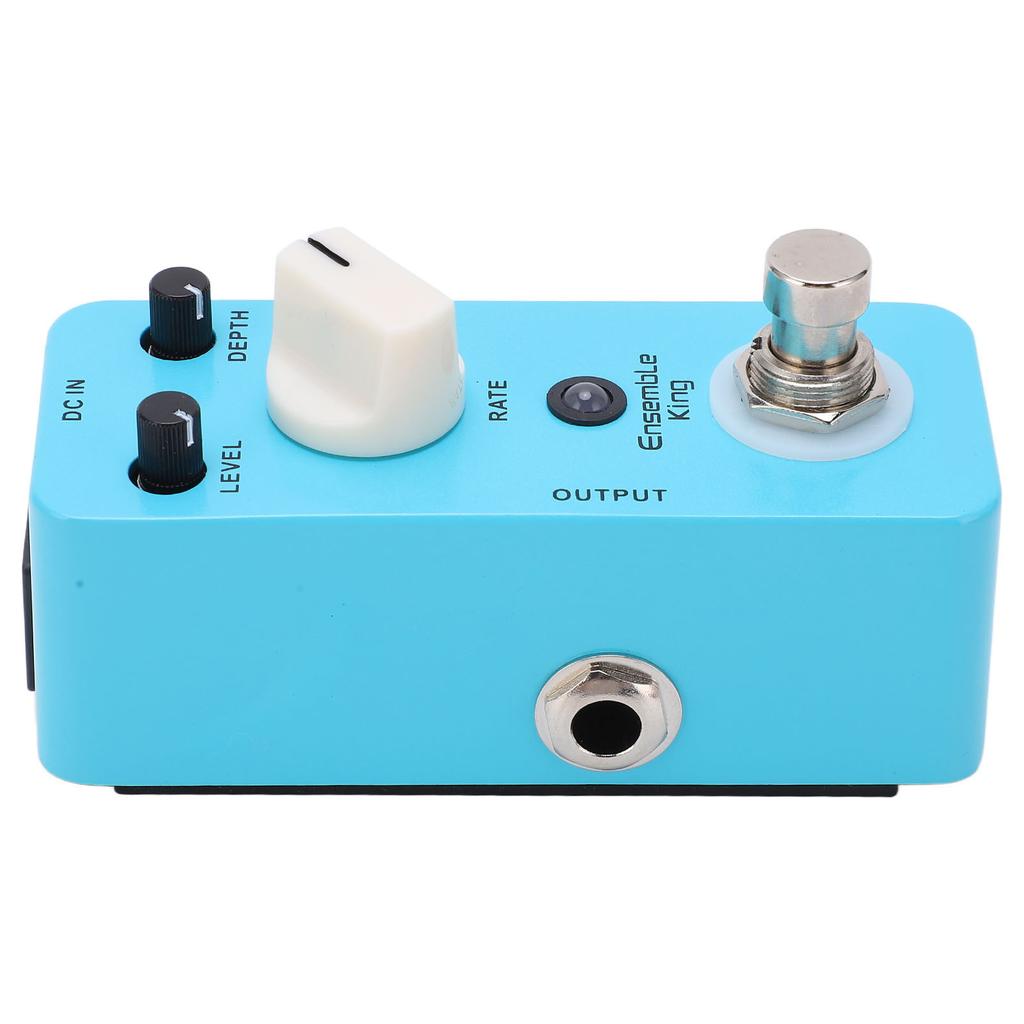 Analog Chorus Pedal Metal Electric Guitar Effect Pedal with True Bypass Switch LED Indicator