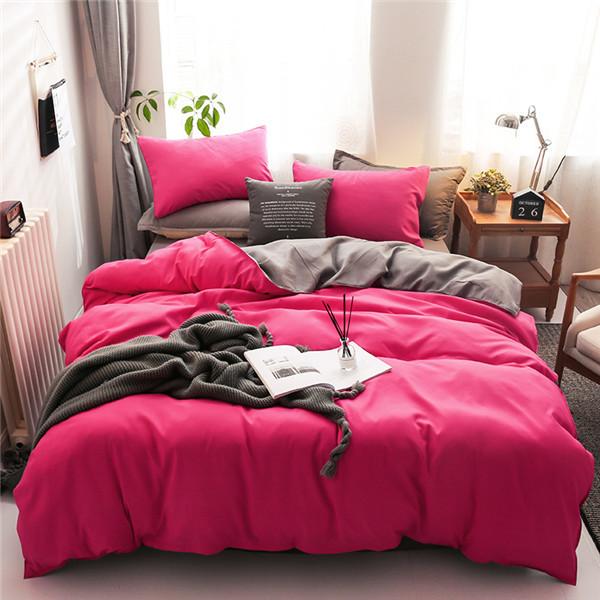 Bed Linens Bedding Sets Nordic Style Duvet Cover Set Quilt Cover and Pillowcase Double Sided Queen King Size
