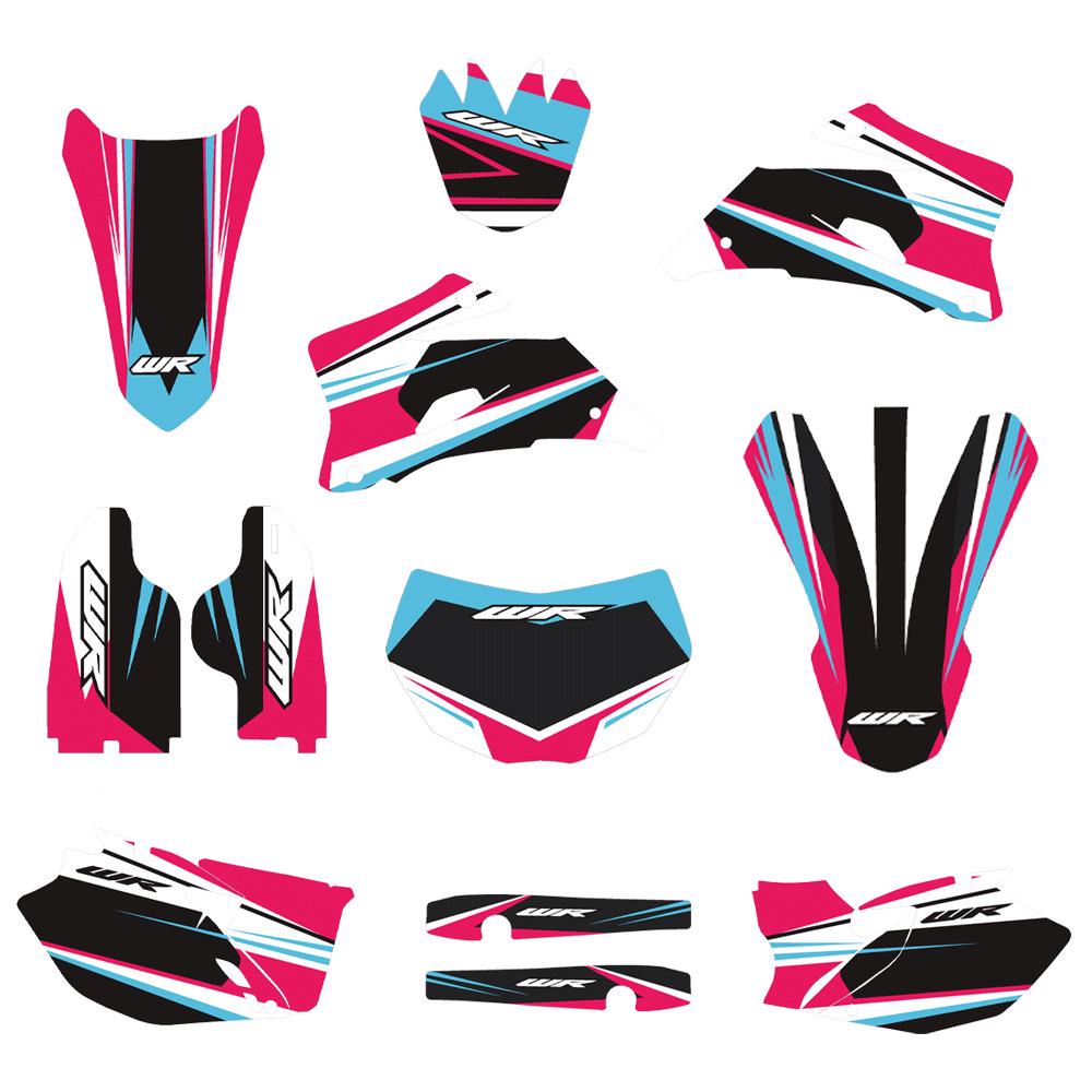 Полный комплект наклеек для бездорожья для YAMAHA WR450F (2007-2011) & WR250F (2007-2013 гг.)