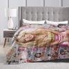 Britneys Spears  Flannel Blankets  Super Soft Throw Blanket for Outdoor Travel Office Funny Bedspread Sofa Bed Cover