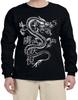 Chinese Dragon Tattoo Style Graphic Design Long Sleeve T-Shirt Long Arm Shirt