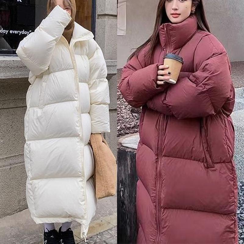 Winter New Down Cotton X-long Parkas Women's Thick Warm Padded Jacket Winter Clothes Waterproof Women Puffer Coat