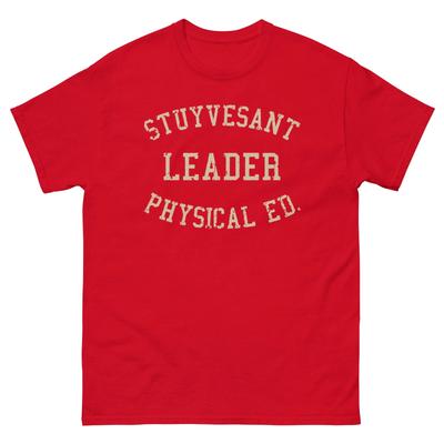 Stuyvesant Physical Ed. Leader 100% Cotton T-shirt Mens Tees Top Red Unisex Classic Tee
