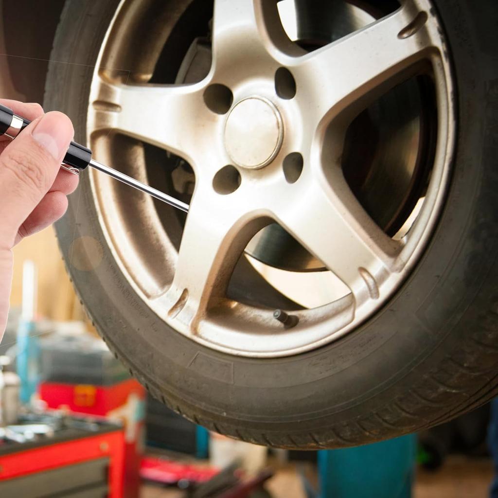 Brake Pad Thickness Gauge, Brake Pad Measure Tool with Scale Brake Pad Gauge Brake Pad Tester for Internal External Brake Pads Measuring