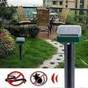 6 Pcs Outdoor Solar Ultrasonic Vibration Repeller Snake Repeller Mole Electronic Snake Repeller for 
