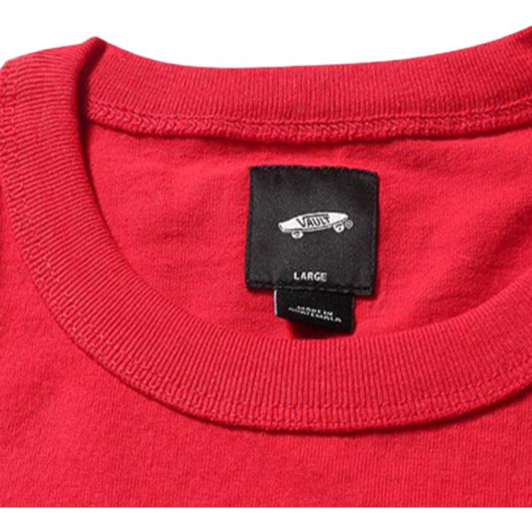Vans Мужская футболка с короткими рукавами и силуэтом X Jim Goldberg, красные VN0A4RTHIZQ