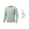 Li-Ning Быстросохнущая Прохладная Свитшот Спортивный Повседневный С Круглым Вырезом И Логотипом Мужской свитшот AWDW065-7