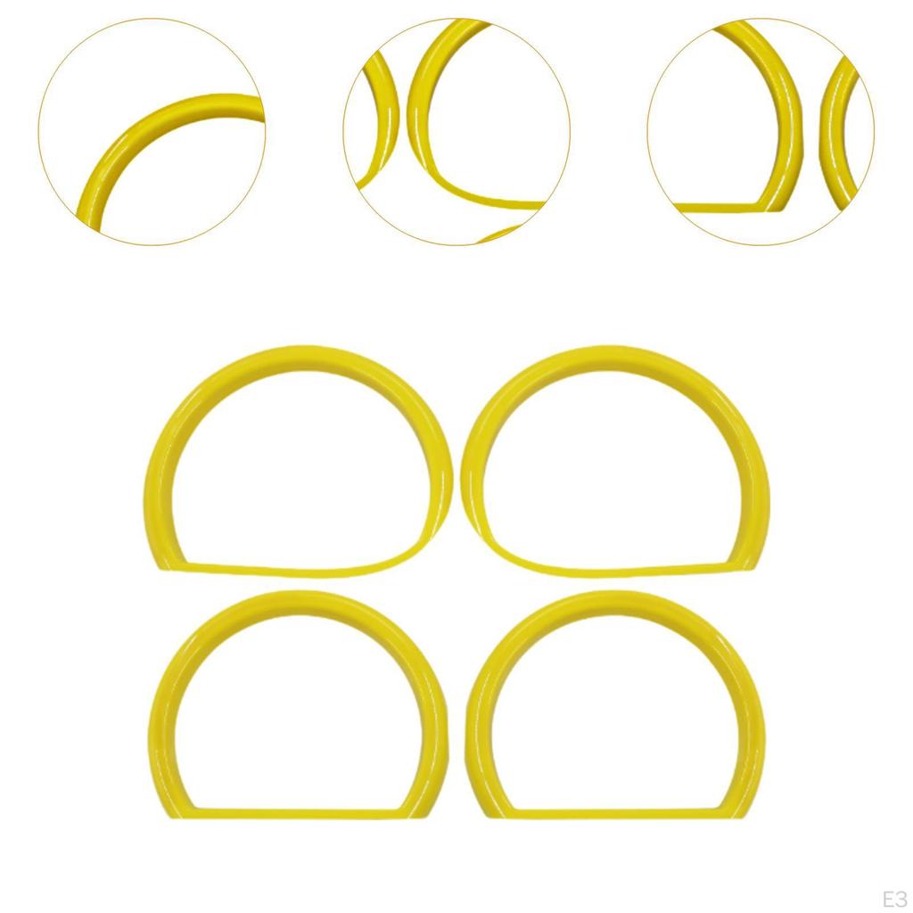 4 шт. Крышка абажура фары, обрамление для автомобильной фары, фара