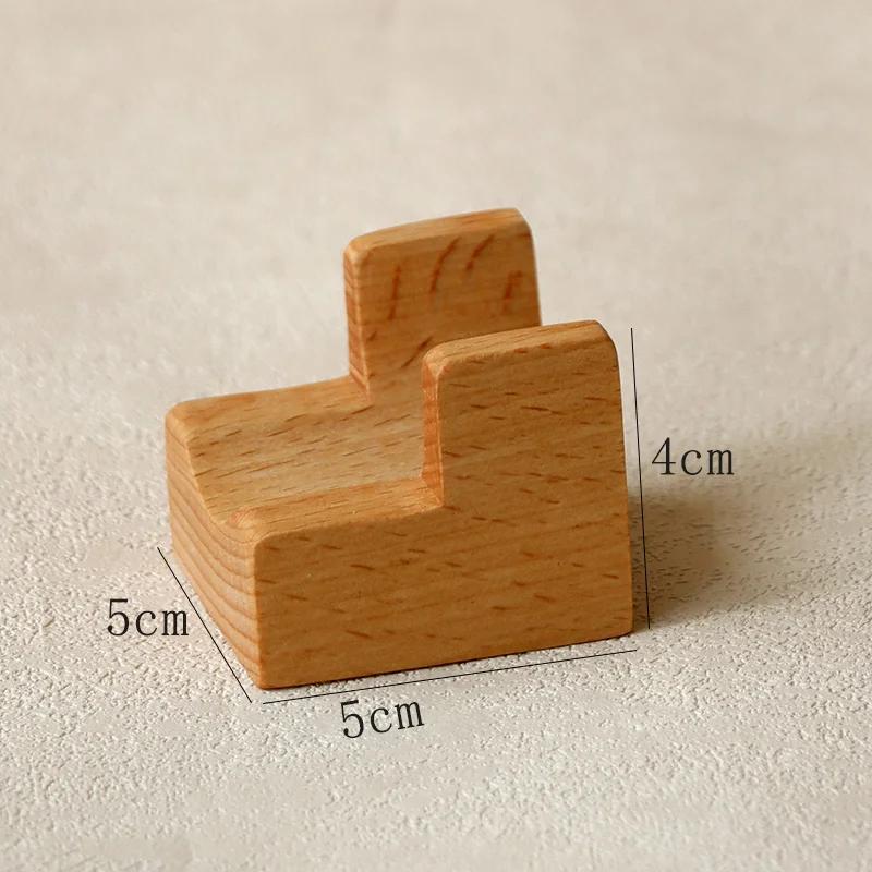 Креативная деревянная тарелка для подачи суши, прямоугольная подставка для молекулярной кухни, ресторанная посуда для демонстрации фирменных блюд