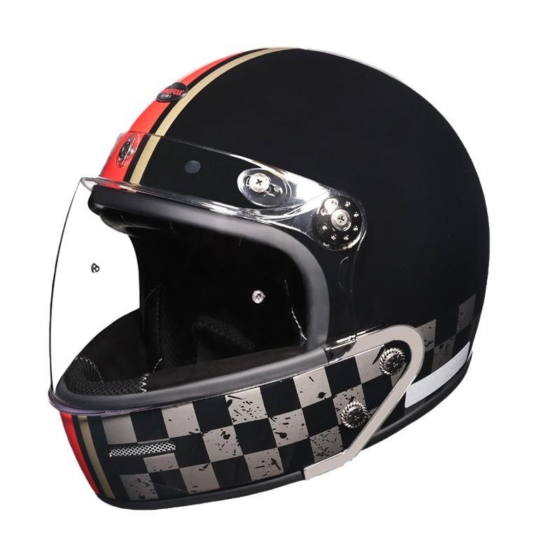 Personalized Leather Chin Removable Small Helmet Body Motorcycle Helmet Locomotive Motorcycle