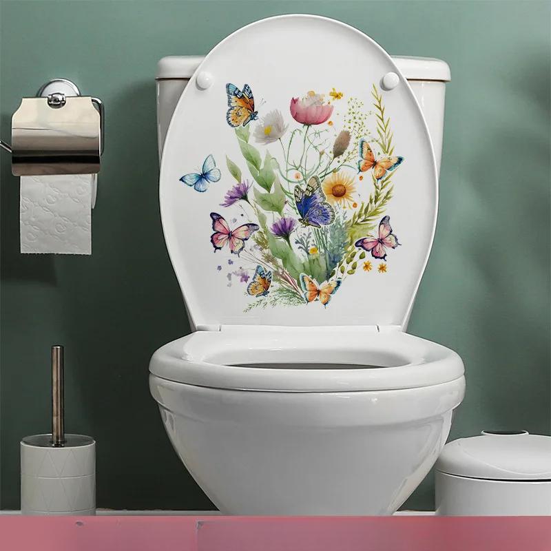 1 шт. красочная бабочка теплая спальня окно наклейка фон настенное украшение ванная комната плитка туалет украшение наклейка плакаты