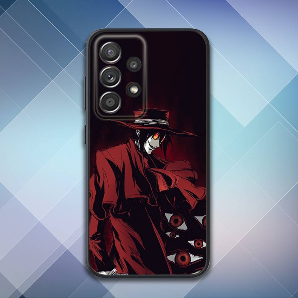 Чехол для телефона H-HELLSING Comics для Samsung S25, S24, S21, S22, S23, S30, Ultra, S20, Plus, Fe, Lite, Note, 10, 9, 5G Черный