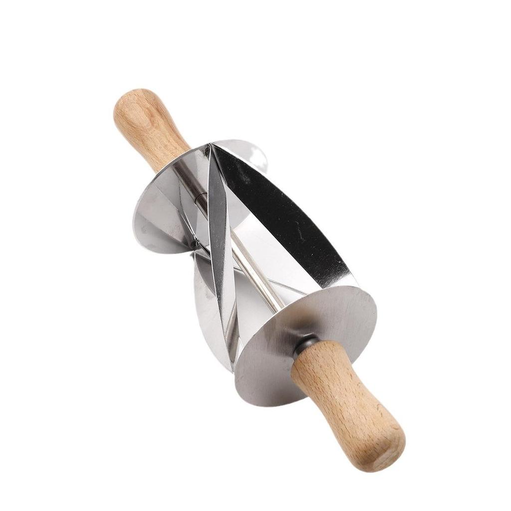 Stainless Steel Croissant Roller & Slicer Tool