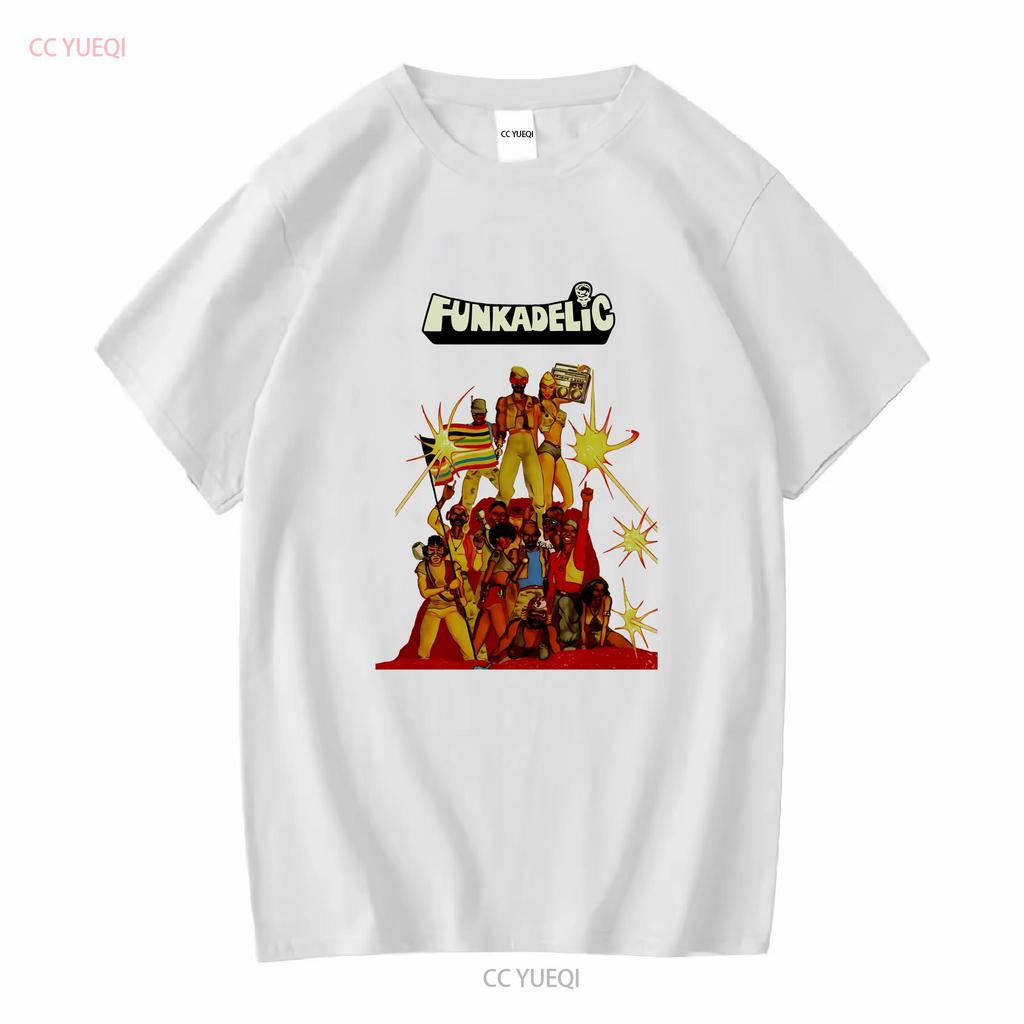 Funkadelic Джордж Клинтон Футболка Эдди Хейзел Основной Parliament pfunk Концерт Винтажный Постиранный Топ Для Повседневной Носки Мода