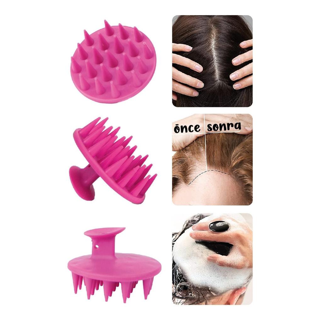 Мягкий силиконовый наконечник, массажная расческа для кожи головы, инструмент для мытья волос, щетка для мытья волос