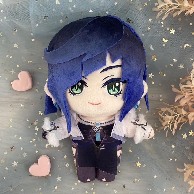 20 см Genshin Impact мягкая кукла Лини Ноэль Казуха Янтарь Сяо плюшевые игрушки Tartaglia аниме Clorinde Kunikuzushi вещи плюшевые куклы Рождественский подарок