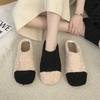 Высококлассные 2025 осень и зима новая цветовая гамма овечья шерсть сумка на плоской подошве тапочки для головы носить ленивые волосы тапочки полусапожки