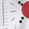 Red and Black Router Table Insert Plate Aluminum Alloy DIY Router Table Durable Flip Board Kit