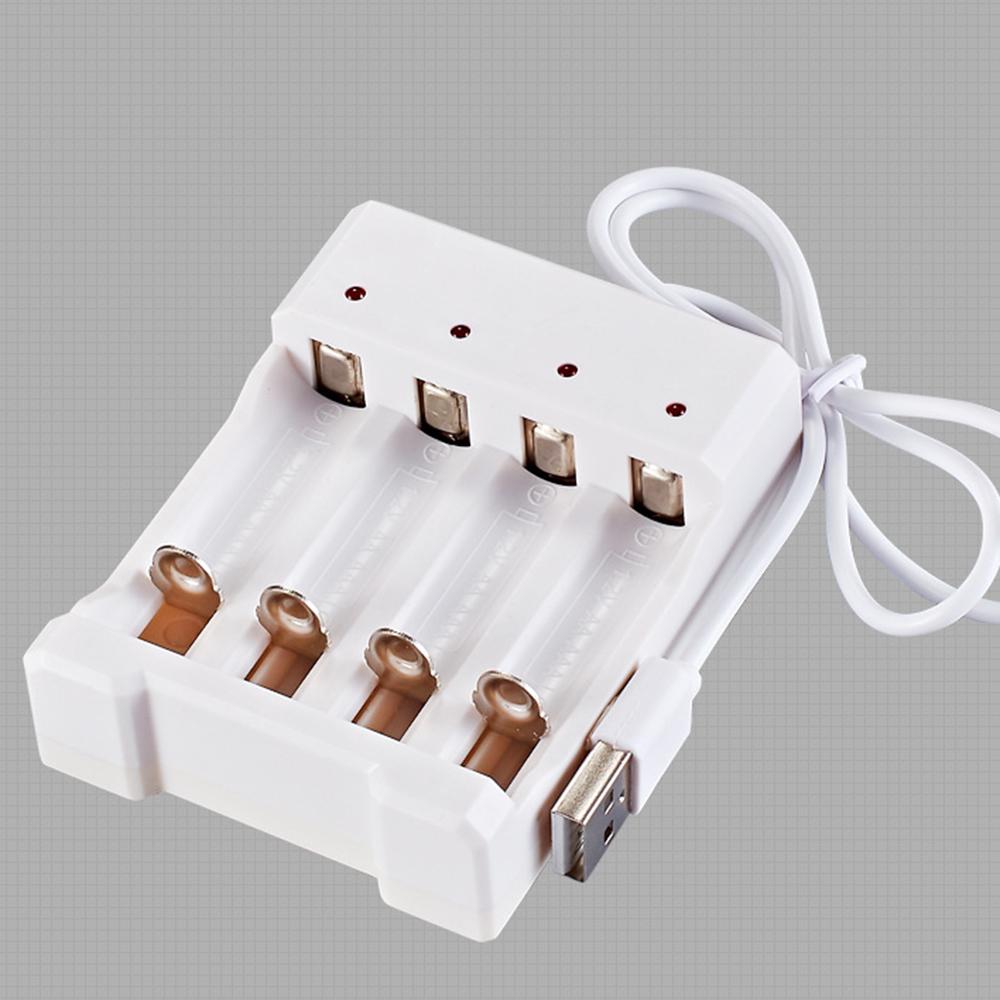 Universal 4 Slot Rechargeable Battery Charger USB Plug DC5V 1A 1.2V