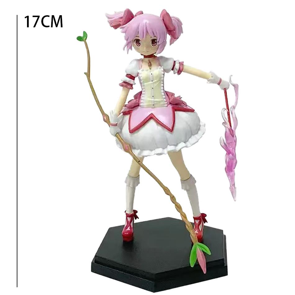 Puella Magi Madoka Magica Аниме Фигурка Канаме Мадока Волшебница ПВХ Аниме Три Фигурки Действия Модель Мультяшная Модель Игрушка Подарок