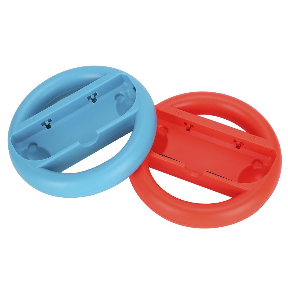 Гоночный игровой контроллер для Mario Kart Левая и правая рукоятка рулевого колеса для Switch(Красно синий )