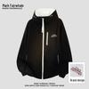 MARK FAIRWHALE Unisex Colorblock Zipper Hooded Sweatshirt